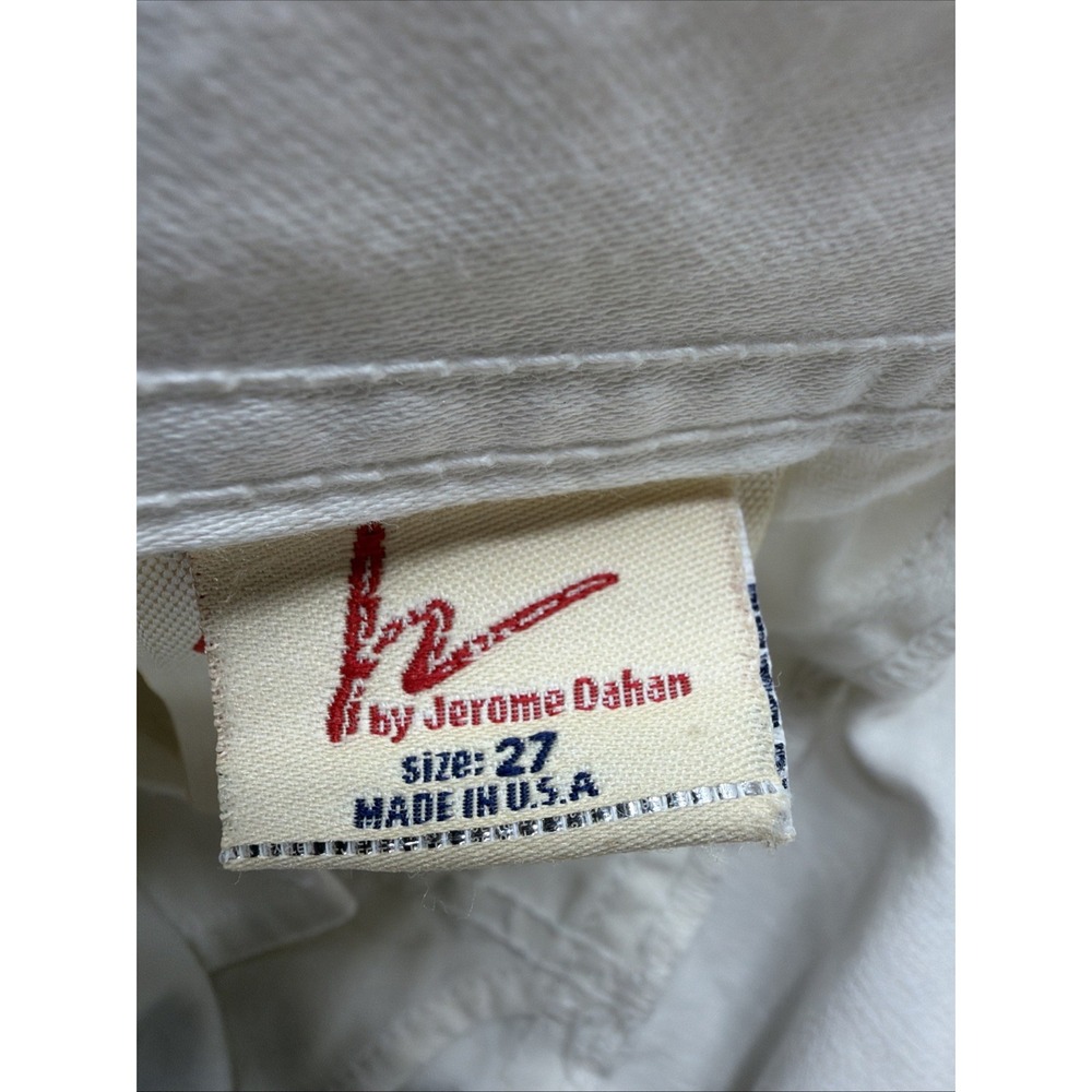 Vintage Citizens of Humanity Ingrid White Low Rise Flare Jeans 100% Cotton 27x30 - Picture 5 of 14